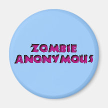 Zombie Anonymous Kühlschrankmagnete