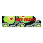 Zombie Apocalypse bumper stickers