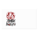 Zombie Apocalypse business cards
