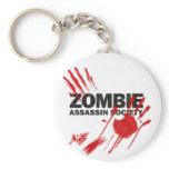 Zombie Assassin Society keychains