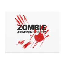 Zombie Assassin Society Post Cards