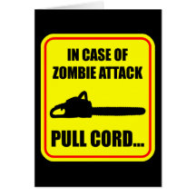 Zombie Attack Greeting Card