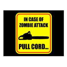 Zombie Attack Post Cards