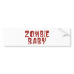 zombie baby bumper stickers