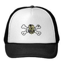 zombie bee zombee and crossbones hat