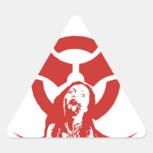 Zombie Bio-hazard Contagion Sticker