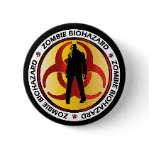 Zombie Biohazard Waste Button
