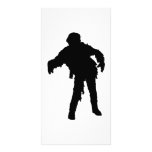 Zombie Black Silhouette photo cards