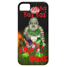 ZOMBIE BOO BOO ATE MY SMART PHONE iPhone 5 COVERS
