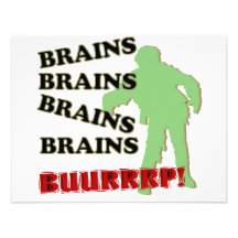 Zombie Brains Brains Brains Burp! Announcements