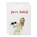 Zombie Bride Invitations