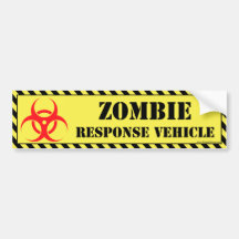 Zombie Bumper Sticker