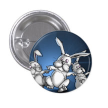 Zombie Bunnies Button