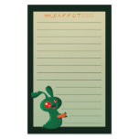 Zombie Bunny stationery