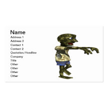 Zombie Business Card Templates