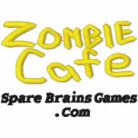 Zombie Cafe Polo Red embroidered shirts