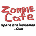 Zombie Cafe Polo White embroidered shirts