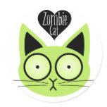 Zombie Cat stickers