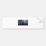 Zombie Chase in the Forest Bumper Sticker