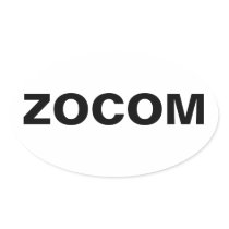 Zombie Combat Command Oval Sticker