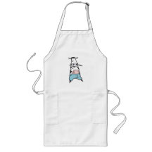 Zombie Cow in Jeans Aprons