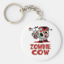Zombie Cow Key Chain
