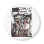 Zombie Cup of Joe magnets