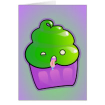 Zombie Cupcake Card