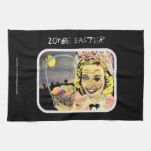 'Zombie Easter' American MoJo Kitchen Towel