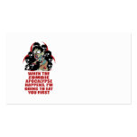 Zombie Eat You First business cards
