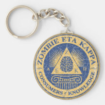 Zombie Eta Kappa Key Chains
