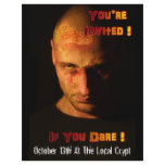 Zombie Event Invitation flyers