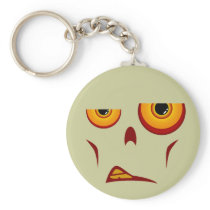 Zombie Face - Snarl Keychain