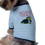 ZOMBIE geek nerd pet clothing