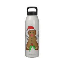 Zombie Gingerbread Reusable Water Bottle