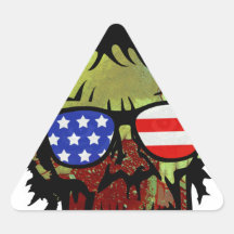 zombie glasses sticker