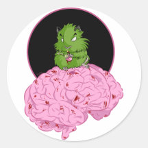Zombie Hamster Stickers