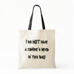 Zombie HEAD Bag