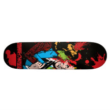 Zombie Head Shot Skateboard