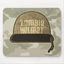 Zombie Helmet Mousepad