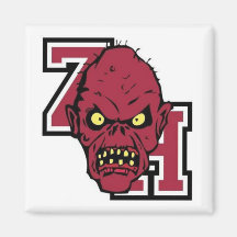 Zombie Horde Fridge Magent Refrigerator Magnet