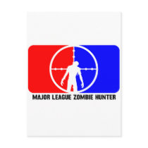 zombie hunter 1 postcard