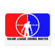 zombie hunter 1 postcard