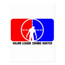 zombie hunter 1 postcard