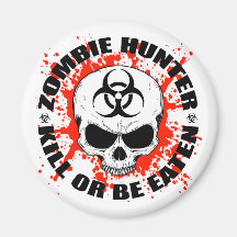 Zombie Hunter 3 Fridge Magnets