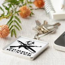 Zombie Hunter AK-47 Key Chains