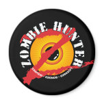Zombie Hunter Badge Magnet