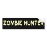 Zombie Hunter bumper stickers