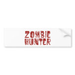 zombie hunter bumper stickers