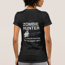 ZOMBIE HUNTER CHAINSAW TROOPS  BW SHIRT